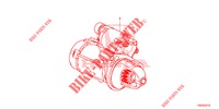STARTMOTOR (DENSO) (DIESEL) (1.6L) voor Honda CR-V DIESEL 1.6 ELEGANCE 5 deuren 6-versnellings handgeschakelde versnellingsbak 2014