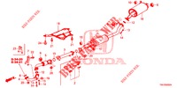 UITLAATPIJP/GELUIDDEMPER (DIESEL) voor Honda CR-V DIESEL 1.6 ELEGANCE 5 deuren 6-versnellings handgeschakelde versnellingsbak 2014