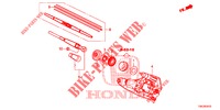 ACHTER RUITEWISSER  voor Honda CR-V DIESEL 1.6 EXECUTIVE NAVI 5 deuren 6-versnellings handgeschakelde versnellingsbak 2014