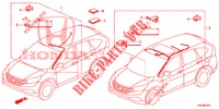BEDRADINGSBUNDEL (LH) (4) voor Honda CR-V DIESEL 1.6 EXECUTIVE NAVI 5 deuren 6-versnellings handgeschakelde versnellingsbak 2014