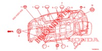 DOORVOERTULLE (INFERIEUR) voor Honda CR-V DIESEL 1.6 EXECUTIVE NAVI 5 deuren 6-versnellings handgeschakelde versnellingsbak 2014