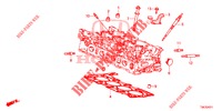 KLEP STANG AFDICHTING/GLOEIBOUGIE (DIESEL) (1.6L) voor Honda CR-V DIESEL 1.6 EXECUTIVE NAVI 5 deuren 6-versnellings handgeschakelde versnellingsbak 2014