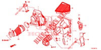 LUCHTFILTER (DIESEL) (1.6L) voor Honda CR-V DIESEL 1.6 EXECUTIVE NAVI 5 deuren 6-versnellings handgeschakelde versnellingsbak 2014