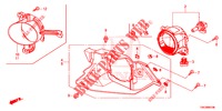 MISTLAMP  voor Honda CR-V DIESEL 1.6 EXECUTIVE NAVI 5 deuren 6-versnellings handgeschakelde versnellingsbak 2014