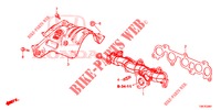 UITLAAT SPRUITSTUK (DIESEL) (1.6L) voor Honda CR-V DIESEL 1.6 EXECUTIVE NAVI 5 deuren 6-versnellings handgeschakelde versnellingsbak 2014