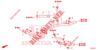 WATERSLANG/VERWARMING KANAAL (DIESEL) (1.6L) voor Honda CR-V DIESEL 1.6 EXECUTIVE NAVI 5 deuren 6-versnellings handgeschakelde versnellingsbak 2014