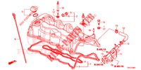 CILINDERKOP AFDEKKING (DIESEL) (2.2L) voor Honda CR-V DIESEL 2.2 ELEGANCE L 5 deuren 5-traps automatische versnellingsbak 2014