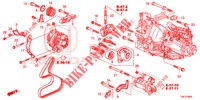 MOTOR BEVESTIGING BEUGEL (DIESEL) (2.2L) voor Honda CR-V DIESEL 2.2 ELEGANCE L 5 deuren 5-traps automatische versnellingsbak 2014