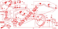 REM HOOFDCILINDER/HOOFDSPANNING (LH) (1) voor Honda CR-V DIESEL 2.2 ELEGANCE L 5 deuren 5-traps automatische versnellingsbak 2014