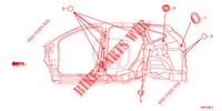 DOORVOERTULLE (LATERAL) voor Honda CR-V DIESEL 1.6 COMFORT 5 deuren 6-versnellings handgeschakelde versnellingsbak 2015