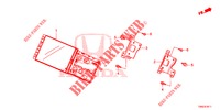 AUDIO EENHEID MET DISPLAY voor Honda CR-V DIESEL 1.6 COMFORT 5 deuren 9-traps automatische versnellingsbak 2015