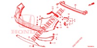 ACHTER BUMPER (2) voor Honda CR-V DIESEL 1.6 EXECUTIVE NAVI 5 deuren 6-versnellings handgeschakelde versnellingsbak 2015