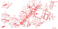 ACHTER ZITTING/VEILIGHEIDSGORDEL(2DE)  voor Honda CR-V DIESEL 1.6 EXECUTIVE NAVI 5 deuren 6-versnellings handgeschakelde versnellingsbak 2015