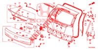 ACHTERKLEP PANEEL(2DE)  voor Honda CR-V DIESEL 1.6 EXECUTIVE NAVI 5 deuren 6-versnellings handgeschakelde versnellingsbak 2015