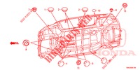 DOORVOERTULLE (INFERIEUR) voor Honda CR-V DIESEL 1.6 EXECUTIVE NAVI 5 deuren 6-versnellings handgeschakelde versnellingsbak 2015