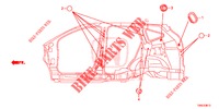 DOORVOERTULLE (LATERAL) voor Honda CR-V DIESEL 1.6 EXECUTIVE NAVI 5 deuren 6-versnellings handgeschakelde versnellingsbak 2015