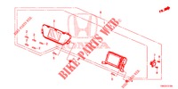 MIDDEN DISPLAY (LH) voor Honda CR-V DIESEL 1.6 EXECUTIVE NAVI 5 deuren 6-versnellings handgeschakelde versnellingsbak 2015