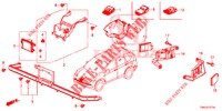RADAR (2) voor Honda CR-V DIESEL 1.6 EXECUTIVE NAVI 5 deuren 6-versnellings handgeschakelde versnellingsbak 2015