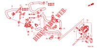 WATERSLANG/VERWARMING KANAAL (LH) (DIESEL) voor Honda CR-V DIESEL 1.6 EXECUTIVE NAVI 5 deuren 6-versnellings handgeschakelde versnellingsbak 2015