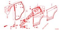 ACHTER PORTIER PANELEN(4DE)  voor Honda CR-V DIESEL 1.6 INNOVA 5 deuren 9-traps automatische versnellingsbak 2015