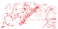 AIRCONDITIONER (FLEXIBLES/TUYAUX) (LH) (3) voor Honda CR-V DIESEL 1.6 INNOVA 5 deuren 9-traps automatische versnellingsbak 2015