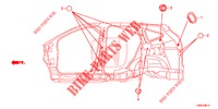 DOORVOERTULLE (LATERAL) voor Honda CR-V DIESEL 1.6 INNOVA 5 deuren 9-traps automatische versnellingsbak 2015