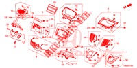 INSTRUMENTEN AFWERKING (COTE DE CONDUCTEUR) (LH) voor Honda CR-V DIESEL 1.6 INNOVA 5 deuren 9-traps automatische versnellingsbak 2015