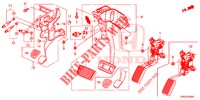 PEDAAL (LH) voor Honda CR-V DIESEL 1.6 INNOVA 5 deuren 9-traps automatische versnellingsbak 2015