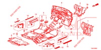 VLOERMAT/ISOLATOR (3) voor Honda CR-V DIESEL 1.6 INNOVA 5 deuren 9-traps automatische versnellingsbak 2015