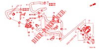 WATERSLANG/VERWARMING KANAAL (LH) (DIESEL) voor Honda CR-V DIESEL 1.6 INNOVA 5 deuren 9-traps automatische versnellingsbak 2015