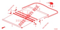 ZONNEKLEP COMPONENTEN  voor Honda CR-V DIESEL 1.6 INNOVA 5 deuren 9-traps automatische versnellingsbak 2015