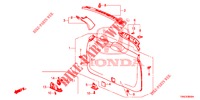 ACHTERKLEP VOERING/ ACHTER PANEEL VOERING(2DE)  voor Honda CR-V DIESEL 1.6 EXCLUSIVE NAVI 4WD 5 deuren 6-versnellings handgeschakelde versnellingsbak 2015