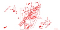 ACHTER PORTIER VOERING(4DE)  voor Honda CR-V DIESEL 2.2 EXCLUSIVE 5 deuren 6-versnellings handgeschakelde versnellingsbak 2013