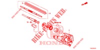 ACHTER RUITEWISSER  voor Honda CR-V DIESEL 2.2 EXCLUSIVE 5 deuren 6-versnellings handgeschakelde versnellingsbak 2013