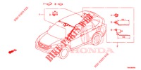 BEDRADINGSBUNDEL (LH) (6) voor Honda CR-V DIESEL 2.2 EXCLUSIVE 5 deuren 6-versnellings handgeschakelde versnellingsbak 2013
