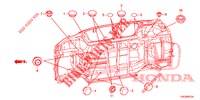 DOORVOERTULLE (INFERIEUR) voor Honda CR-V DIESEL 2.2 EXCLUSIVE 5 deuren 6-versnellings handgeschakelde versnellingsbak 2013