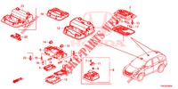 INTERIEUR VERLICHTING  voor Honda CR-V DIESEL 2.2 EXCLUSIVE 5 deuren 6-versnellings handgeschakelde versnellingsbak 2013