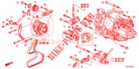MOTOR BEVESTIGING BEUGEL (DIESEL) (2.2L) voor Honda CR-V DIESEL 2.2 EXCLUSIVE 5 deuren 6-versnellings handgeschakelde versnellingsbak 2013
