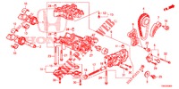 OLIEPOMP (DIESEL) (2.2L) voor Honda CR-V DIESEL 2.2 EXCLUSIVE 5 deuren 6-versnellings handgeschakelde versnellingsbak 2013