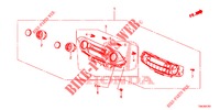 REGELAAR AUTOMATISCHE    AIRCO(1)  voor Honda CR-V DIESEL 2.2 EXCLUSIVE 5 deuren 6-versnellings handgeschakelde versnellingsbak 2013