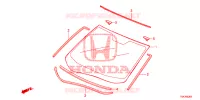 VOOR RUIT/ ACHTER RUIT  voor Honda CRV DIESEL EXCLUSIVE 5 deuren 6-versnellings handgeschakelde versnellingsbak 2013
