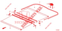 ZONNEKLEP COMPONENTEN  voor Honda CR-V DIESEL 2.2 EXCLUSIVE 5 deuren 6-versnellings handgeschakelde versnellingsbak 2013