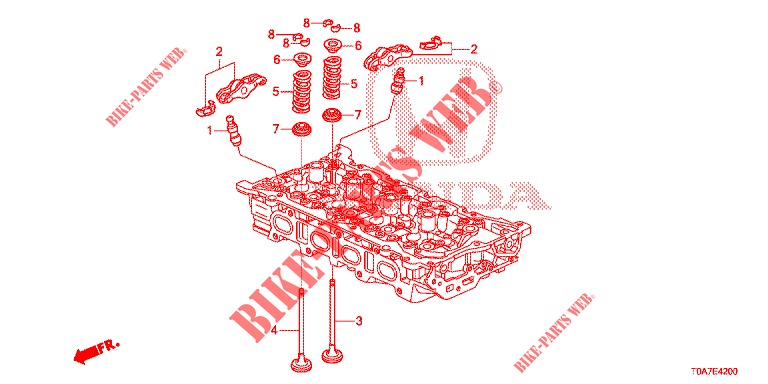 KLEP/ZWAAI ARM (DIESEL) (2.2L) voor Honda CR-V DIESEL 2.2 EXCLUSIVE 5 deuren 6-versnellings handgeschakelde versnellingsbak 2013