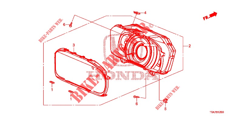 SNELHEIDSMETER  voor Honda CR-V DIESEL 2.2 EXCLUSIVE 5 deuren 6-versnellings handgeschakelde versnellingsbak 2013