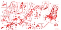 VOOR ZITTING/VEILIGHEIDSRIEMEN (D.) voor Honda CR-V DIESEL 2.2 DIESEL ELEGANCE L 5 deuren 6-versnellings handgeschakelde versnellingsbak 2013
