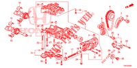 OLIEPOMP (DIESEL) (2.2L) voor Honda CR-V DIESEL 2.2 ELEGANCE 5 deuren 6-versnellings handgeschakelde versnellingsbak 2013