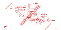 TURBOCHARGER OIL PIPE  (DIESEL) (2.2L) voor Honda CR-V DIESEL 2.2 EXECUTIVE NAVI 5 deuren 6-versnellings handgeschakelde versnellingsbak 2013