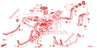 BRANDSTOF VUL PIJP (DIESEL) voor Honda CR-V DIESEL 1.6 EXECUTIVE NAVI 4WD 5 deuren 6-versnellings handgeschakelde versnellingsbak 2016