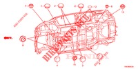 DOORVOERTULLE (INFERIEUR) voor Honda CR-V DIESEL 1.6 EXECUTIVE NAVI 4WD 5 deuren 6-versnellings handgeschakelde versnellingsbak 2016