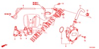 INSTALLATIEPIJP/VACUUMPOMP (DIESEL) (1) voor Honda CR-V DIESEL 1.6 EXECUTIVE NAVI 4WD 5 deuren 6-versnellings handgeschakelde versnellingsbak 2016